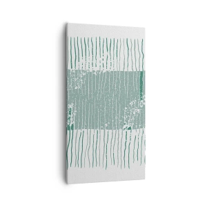 Impression sur toile - Image sur toile - Abstraction de la mer - 55x100 cm