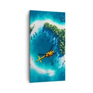 Impression sur toile - Image sur toile - Achetez-vous une île - 55x100 cm