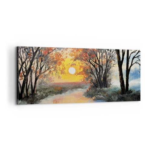 Impression sur toile - Image sur toile - Climats de printemps - 100x40 cm