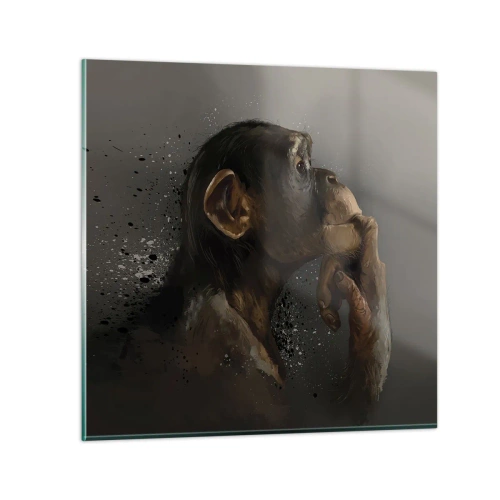 Impression sur verre - Image sur verre - Certainement un penseur - 30x30 cm