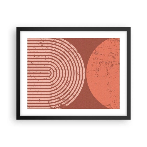 Affiche dans un cadre noir - Poster - Une relation proche - 50x40 cm
