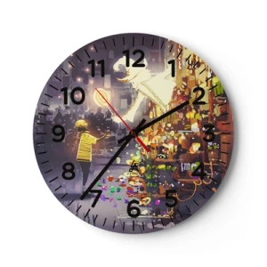 Horloge murale - Pendule murale - La magie existe - 40x40 cm