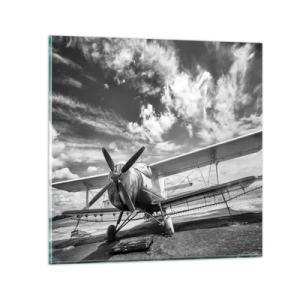 Impression sur verre - Image sur verre - Je suis impatient! - 30x30 cm