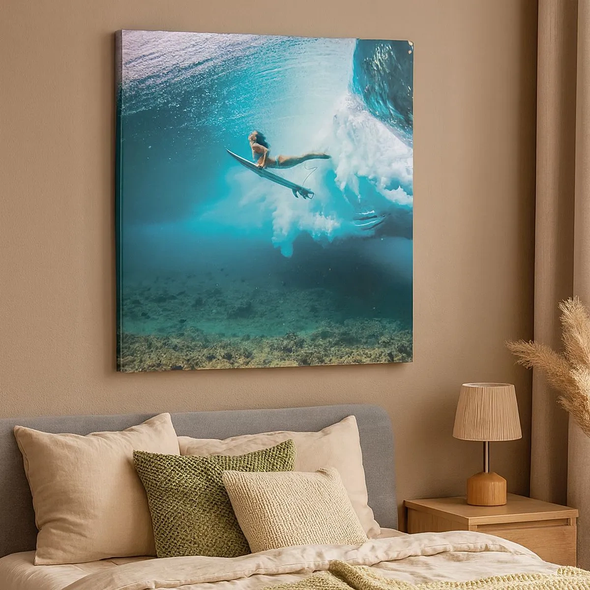 Impression sur toile - Image sur toile - Monde sous marin - 30x30 cm