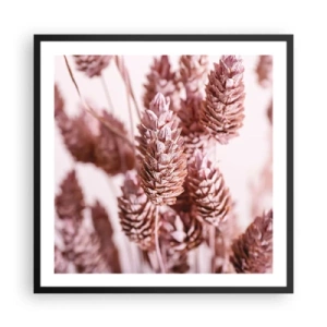 Affiche dans un cadre noir - Poster - Apparemment discret - 60x60 cm