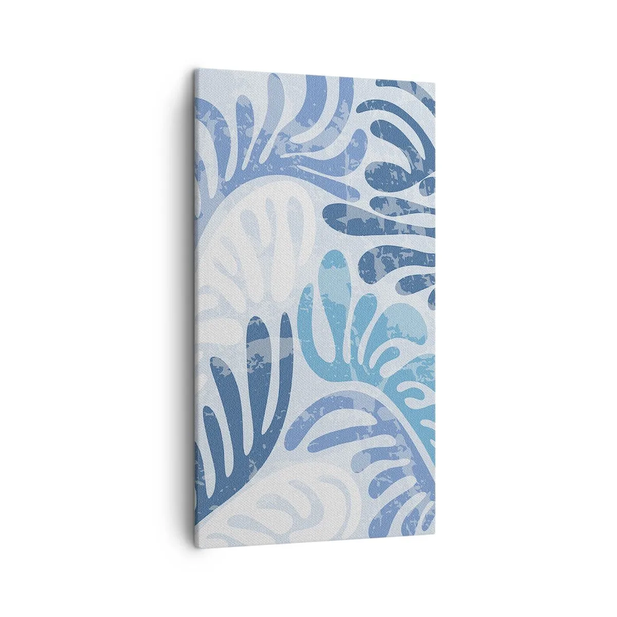 Impression sur toile - Image sur toile - Fougères bleues - 45x80 cm