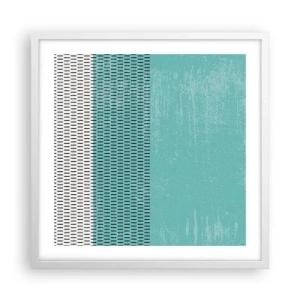 Affiche dans un cadre blanc - Poster - Composition équilibrée - 50x50 cm