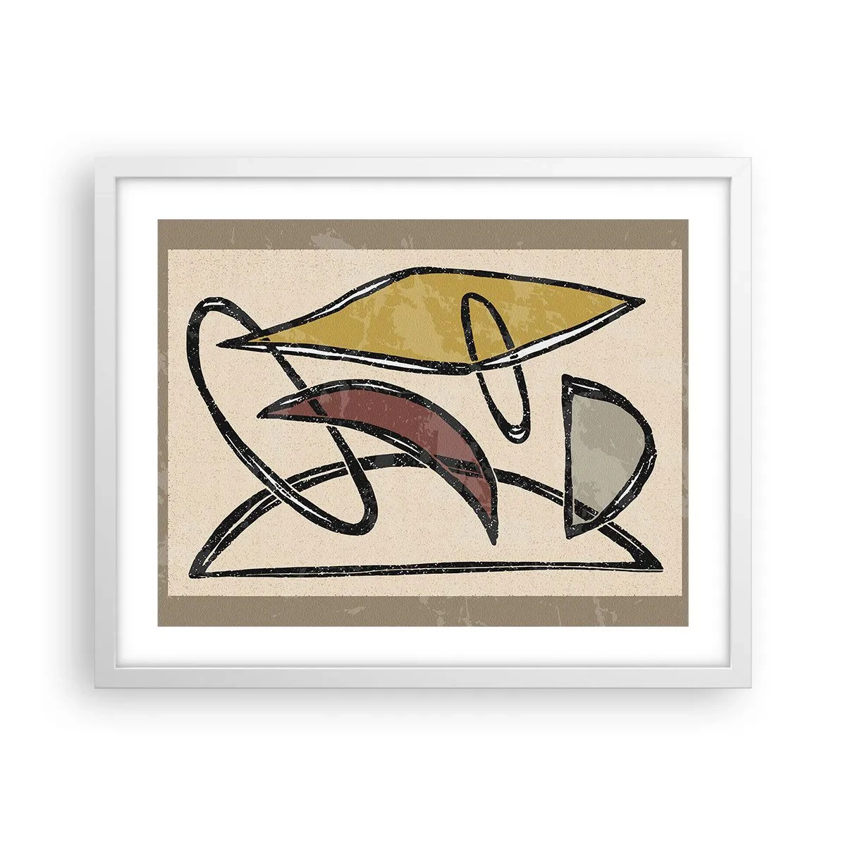 Affiche dans un cadre blanc - Poster - Verticales et horizontales - 50x40 cm