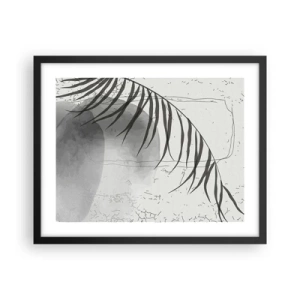 Affiche dans un cadre noir - Poster - L'exotisme subtil de la nature - 50x40 cm