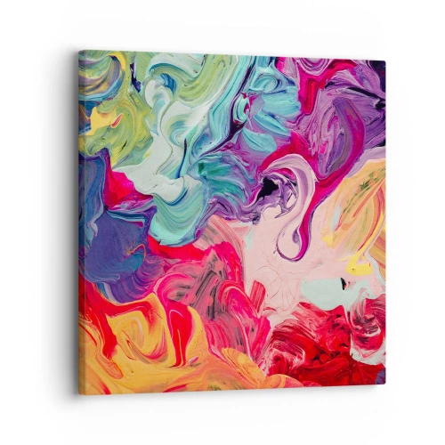 Impression sur toile - Image sur toile - La naissance des couleurs - 30x30 cm