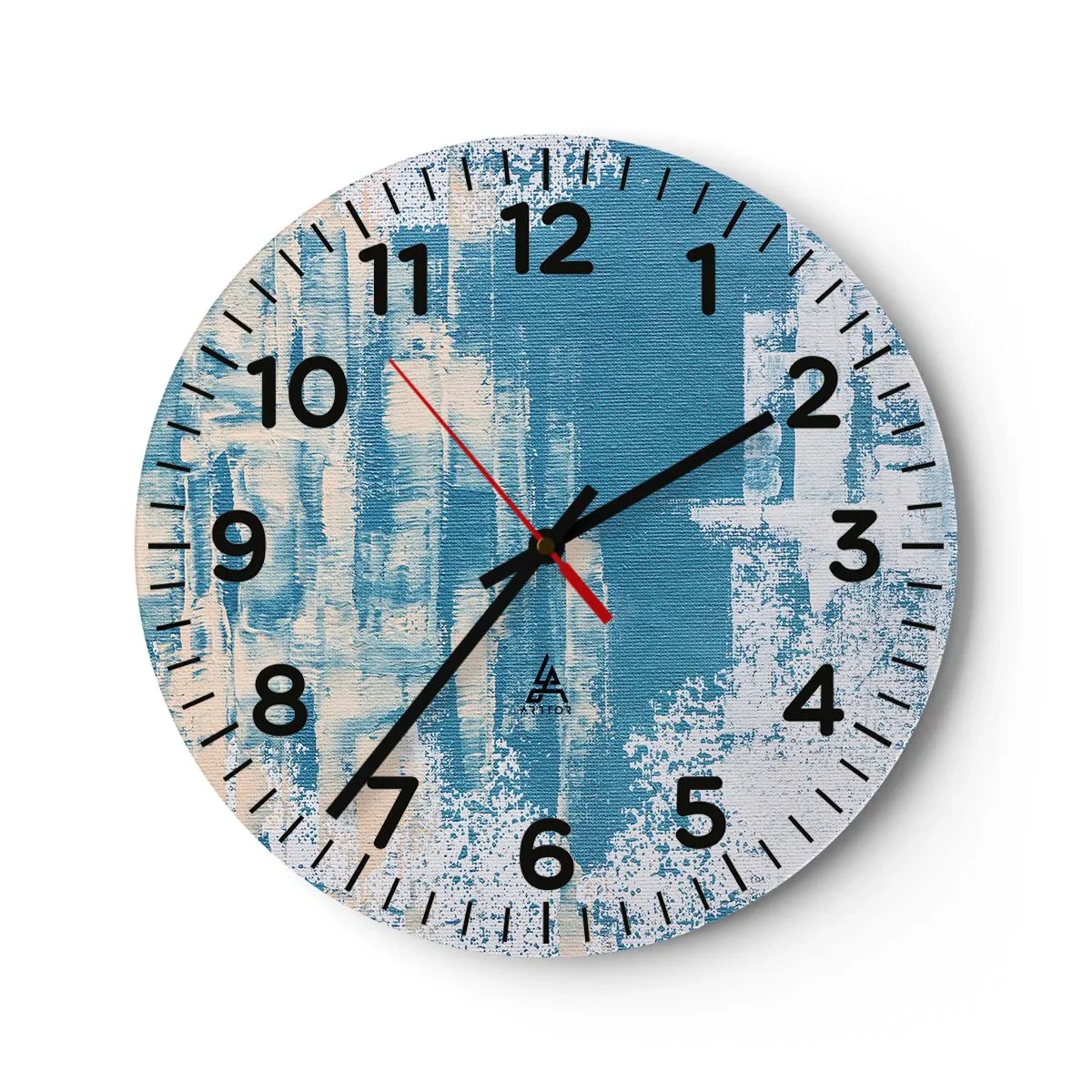 Horloge murale - Pendule murale - À travers un iceberg - 40x40 cm