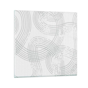 Impression sur verre - Image sur verre - Il n'y a pas de chemin droit - 40x40 cm