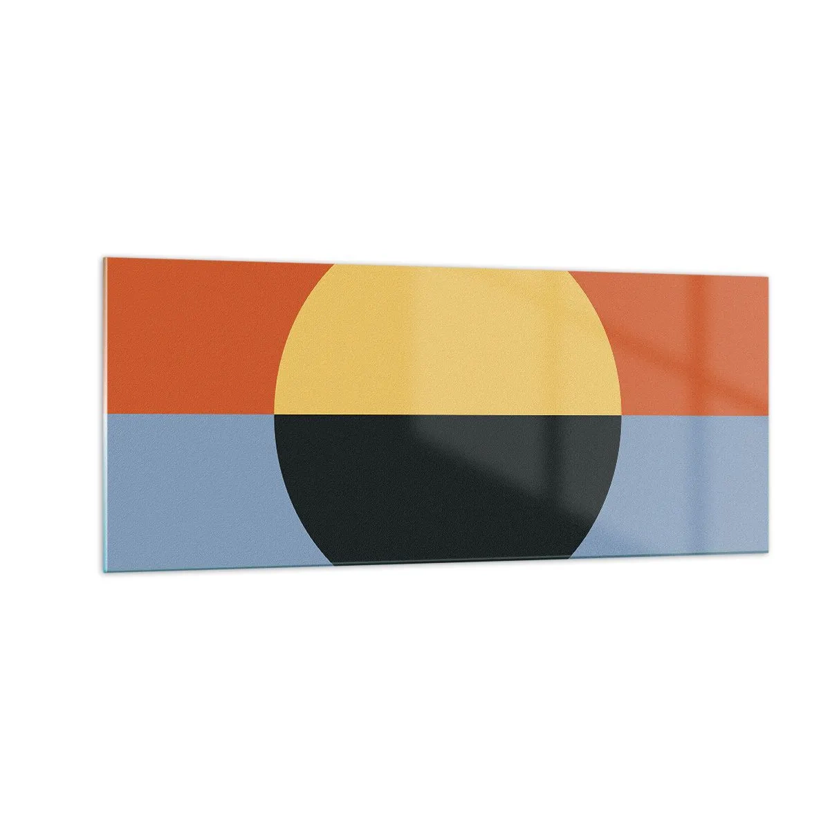 Impression sur verre - Image sur verre - Composition de chaleur et de fraîcheur - 100x40 cm