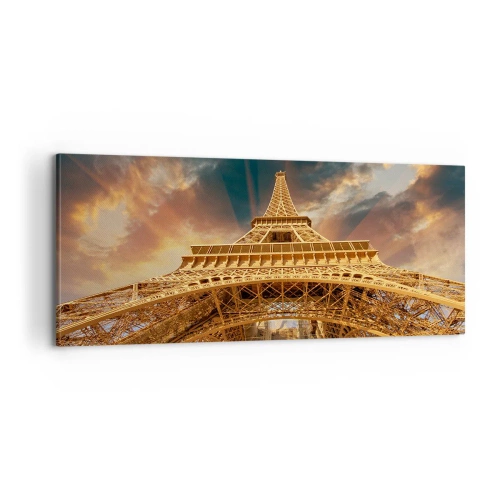 Impression sur toile - Image sur toile - Comment l'humanité a atteint le ciel - 100x40 cm
