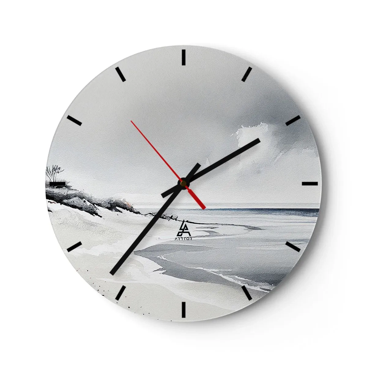 Horloge murale - Pendule murale - Ensemble depuis toujours - 40x40 cm
