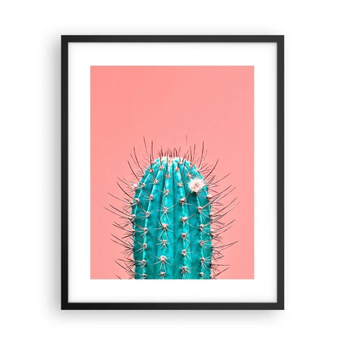 Affiche dans un cadre noir - Poster - Juste regarde - 40x50 cm