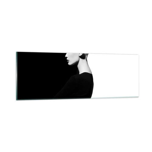 Impression sur verre - Image sur verre - Tout simplement une femme - 90x30 cm