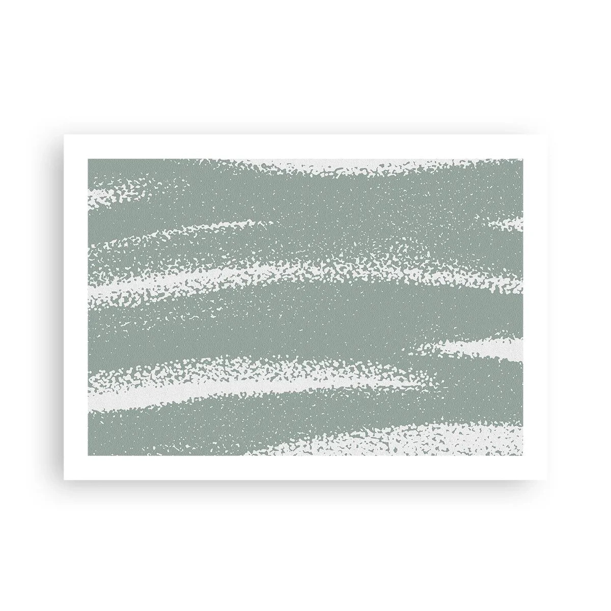 Affiche - Poster - Abstraction dans un climat hivernal - 70x50 cm
