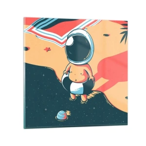 Impression sur verre - Image sur verre - Suivant une autre perspective - 40x40 cm