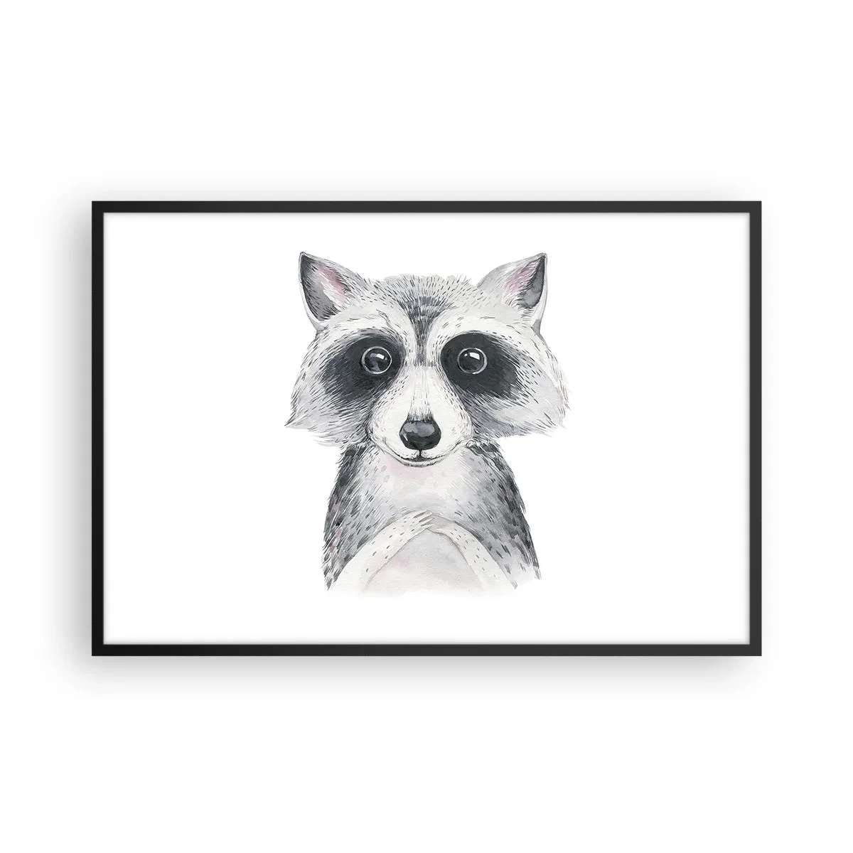 Affiche dans un cadre noir - Poster - Un moment pour s'émouvoir - 91x61 cm