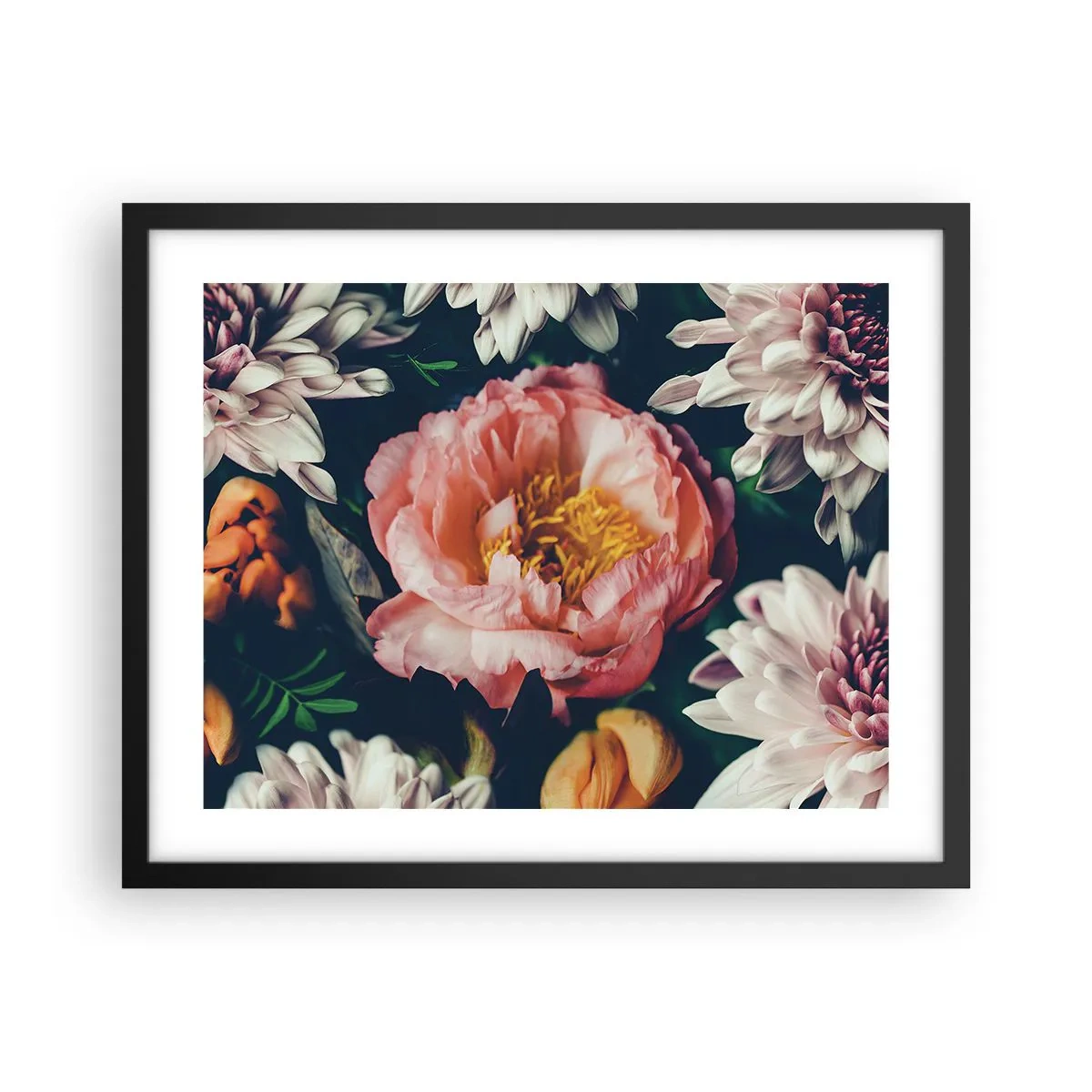 Affiche dans un cadre noir - Poster - Splendeur baroque - 50x40 cm