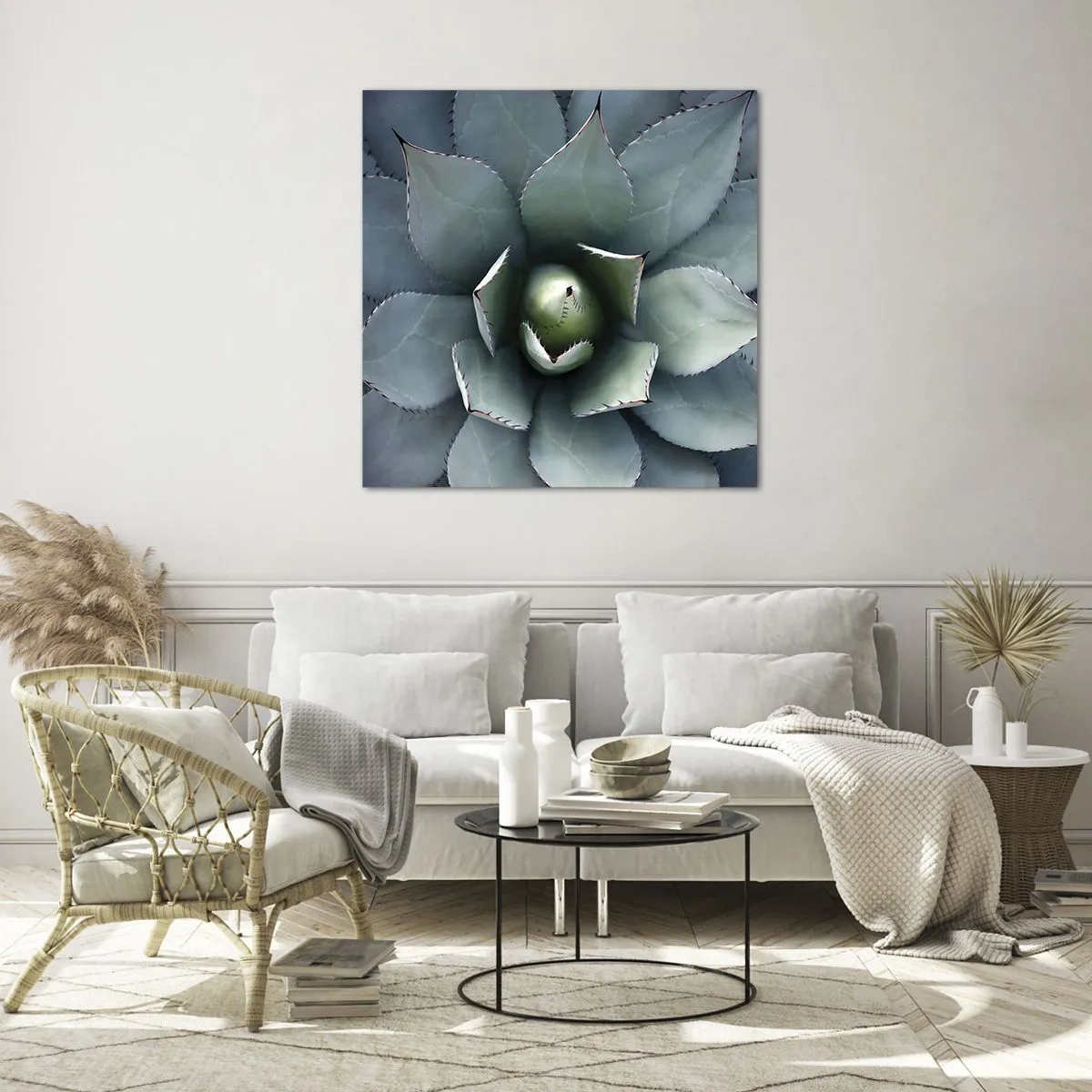 Impression sur verre - Image sur verre - Wabi et observe - 70x70 cm