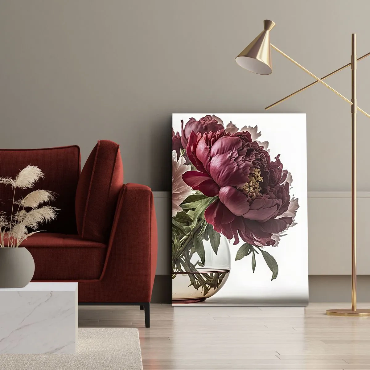 Impression sur toile - Image sur toile - En pleine floraison de beauté - 65x120 cm