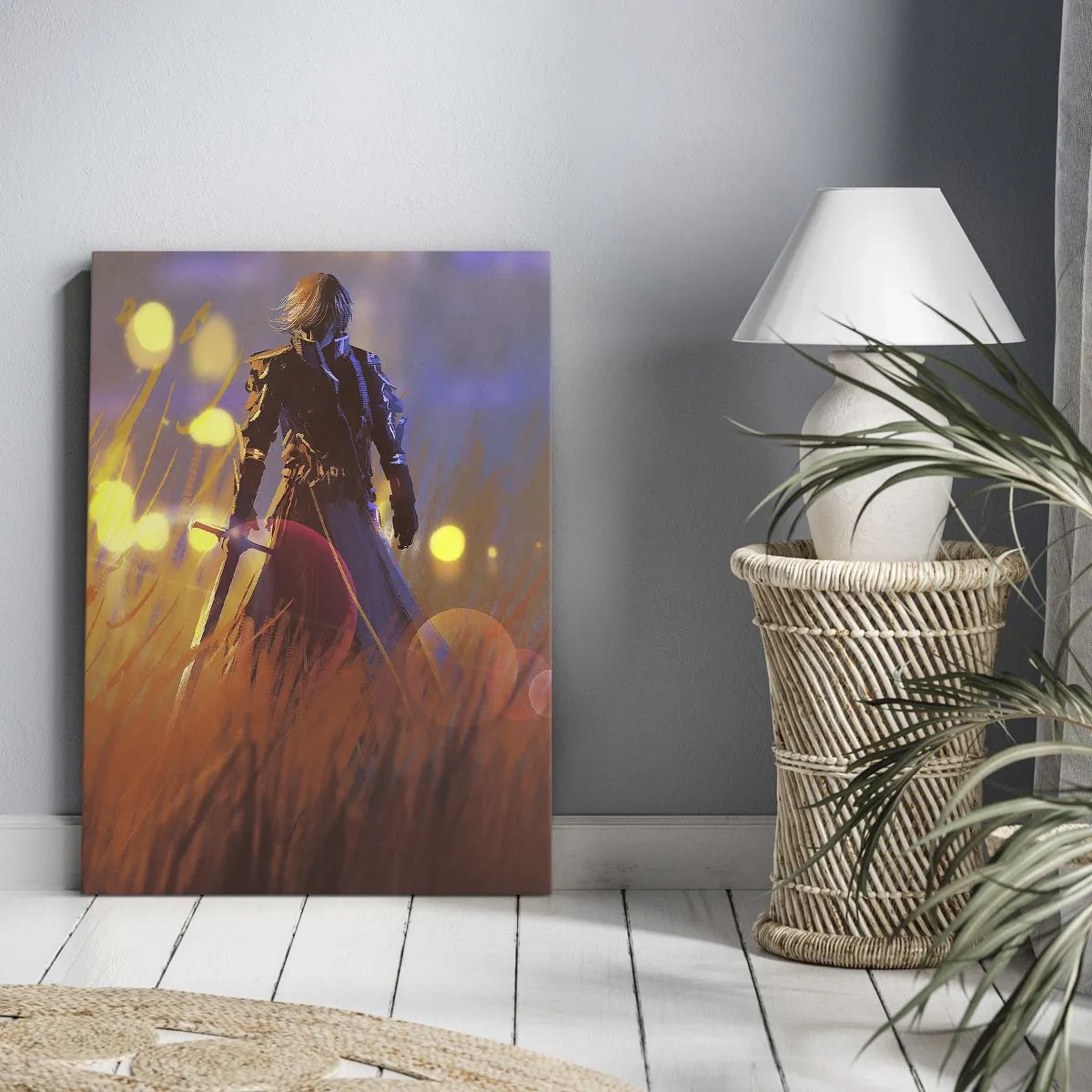 Impression sur toile - Image sur toile - Chevalier errant - 45x80 cm