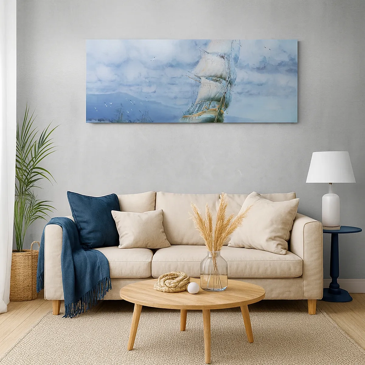 Impression sur toile - Image sur toile - Vents favorables - 30x30 cm