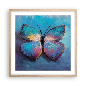 Affiche dans un chêne clair - Poster - Dans toute sa splendeur - 50x50 cm