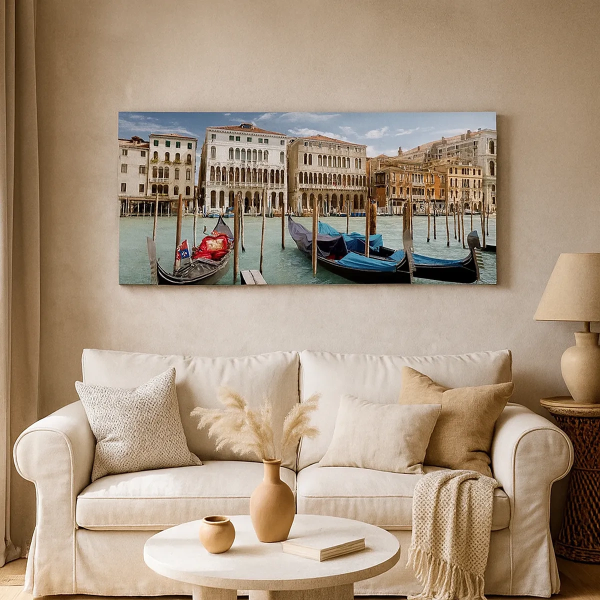 Impression sur toile - Image sur toile - Palace bleu ciel - 30x30 cm