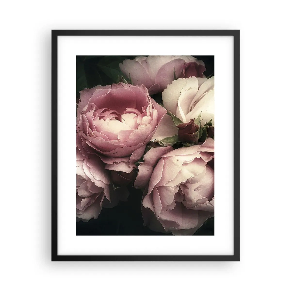 Affiche dans un cadre noir - Poster - Le charme de la belle époque - 40x50 cm