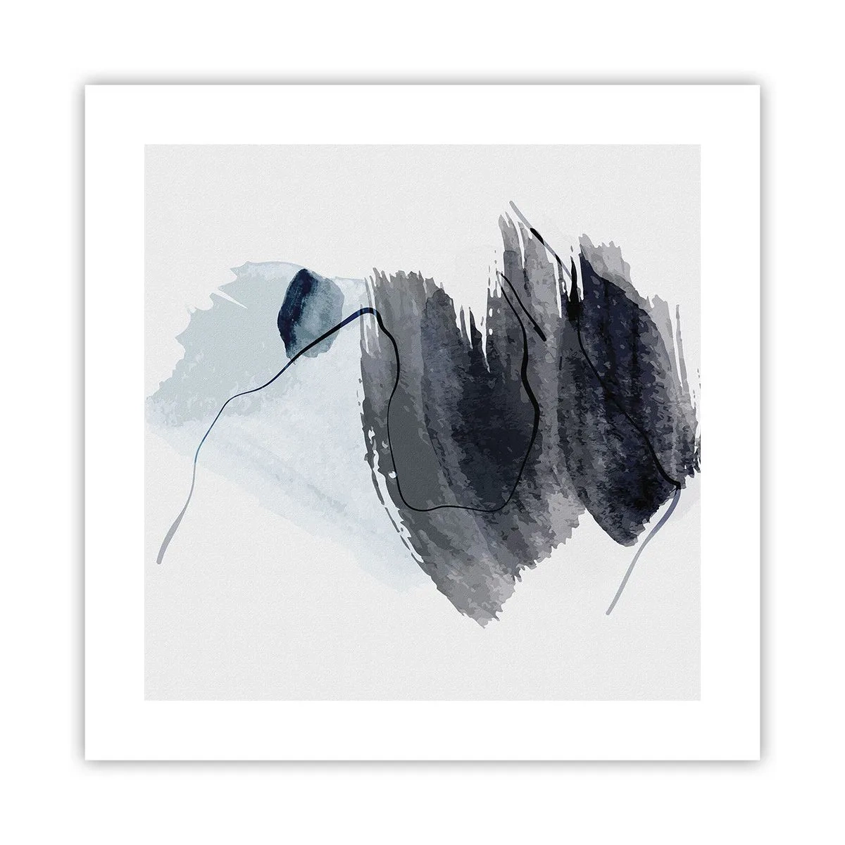 Affiche - Poster - Intensité et mouvement - 40x40 cm