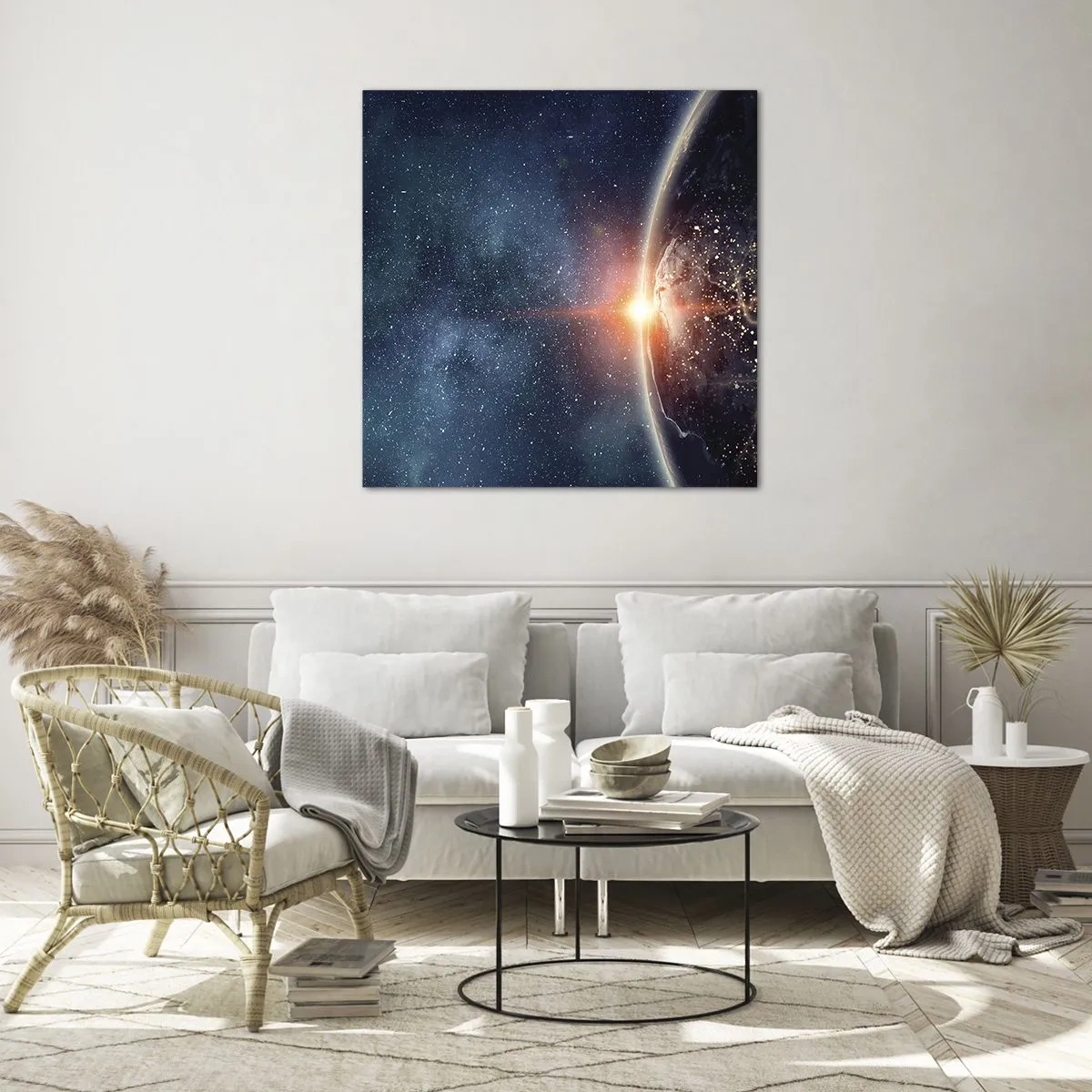 Impression sur verre - Image sur verre - Dans une nouvelle perspective - 30x30 cm