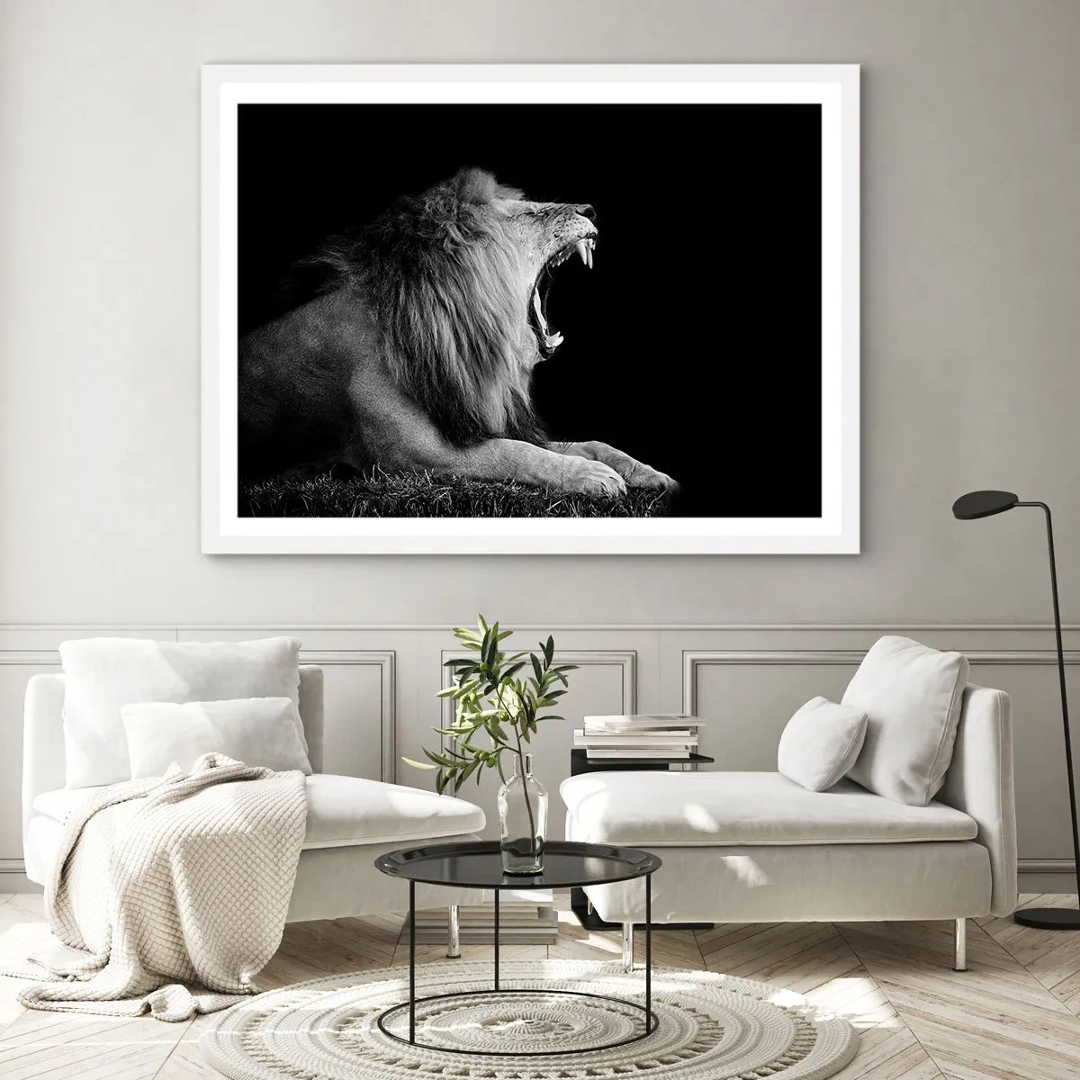 Affiche dans un cadre blanc - Poster - Sans aucun doute - 50x40 cm