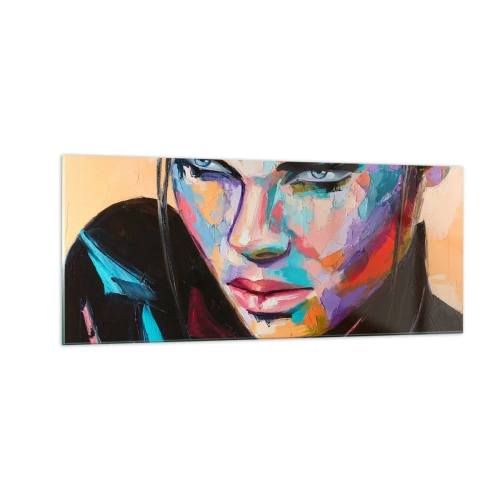 Impression sur verre - Image sur verre - Le coeur sauvageon - 100x40 cm