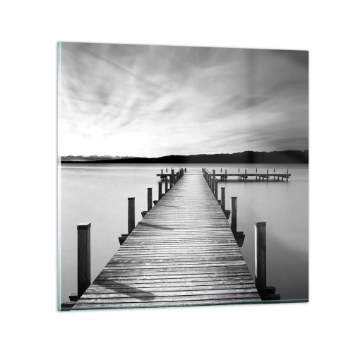 Impression sur verre - Image sur verre - Au point d'eau - la paix - 50x50 cm