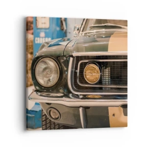 Impression sur toile - Image sur toile - Rencontre avec une légende - 40x40 cm