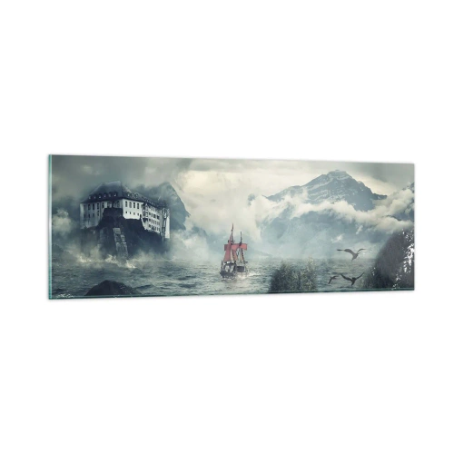 Impression sur verre - Image sur verre - Dans l'eau magique - 90x30 cm