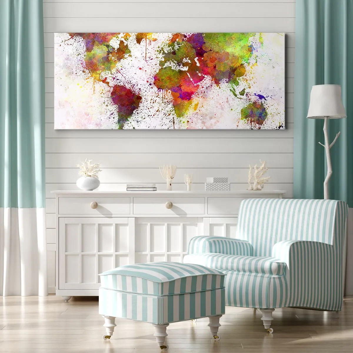 Impression sur toile - Image sur toile - D'une certaine manière ça s'est passé de la même façon - 100x40 cm