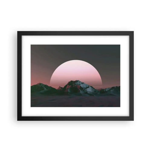 Affiche dans un cadre noir - Poster - Dans une galaxie voisine - 40x30 cm