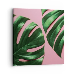 Impression sur toile - Image sur toile - Rendez-vous vert - 30x30 cm