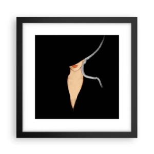 Affiche dans un cadre noir - Poster - Élégance et style - 30x30 cm