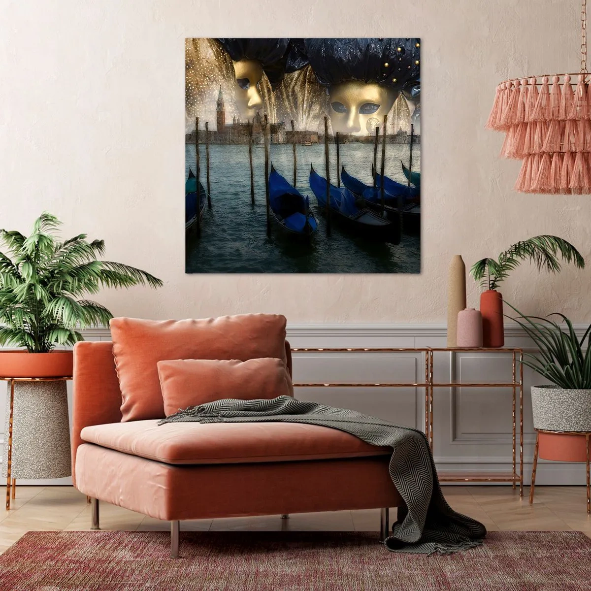 Impression sur toile - Image sur toile - Il est temps de commencer le carnaval - 70x70 cm