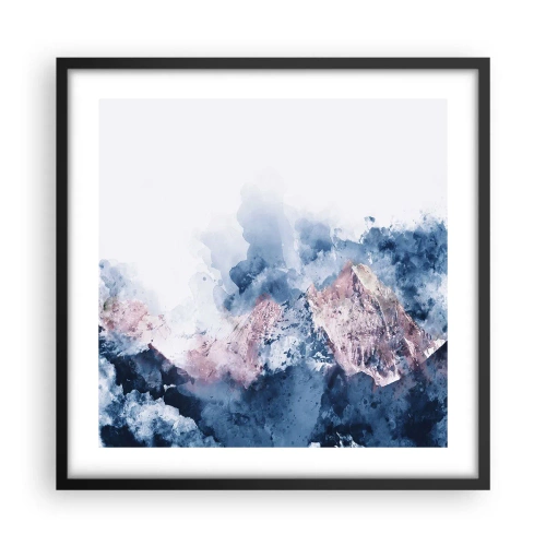 Affiche dans un cadre noir - Poster - Ce sont des sommets ! - 50x50 cm