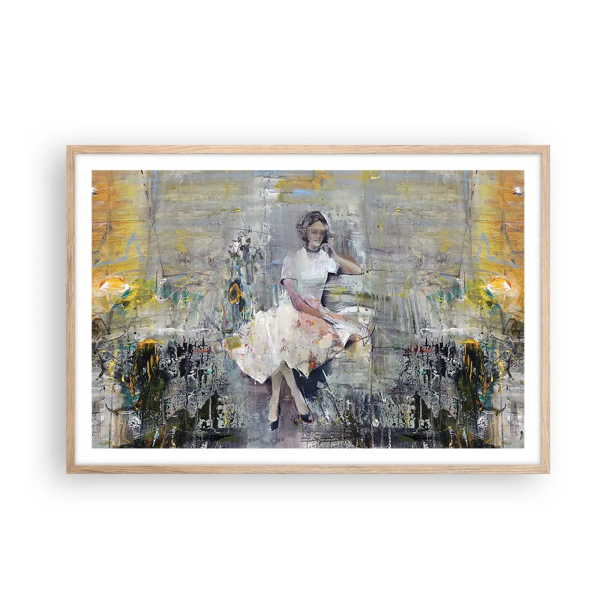 Affiche dans un chêne clair - Poster - Classique et moderne - 91x61 cm