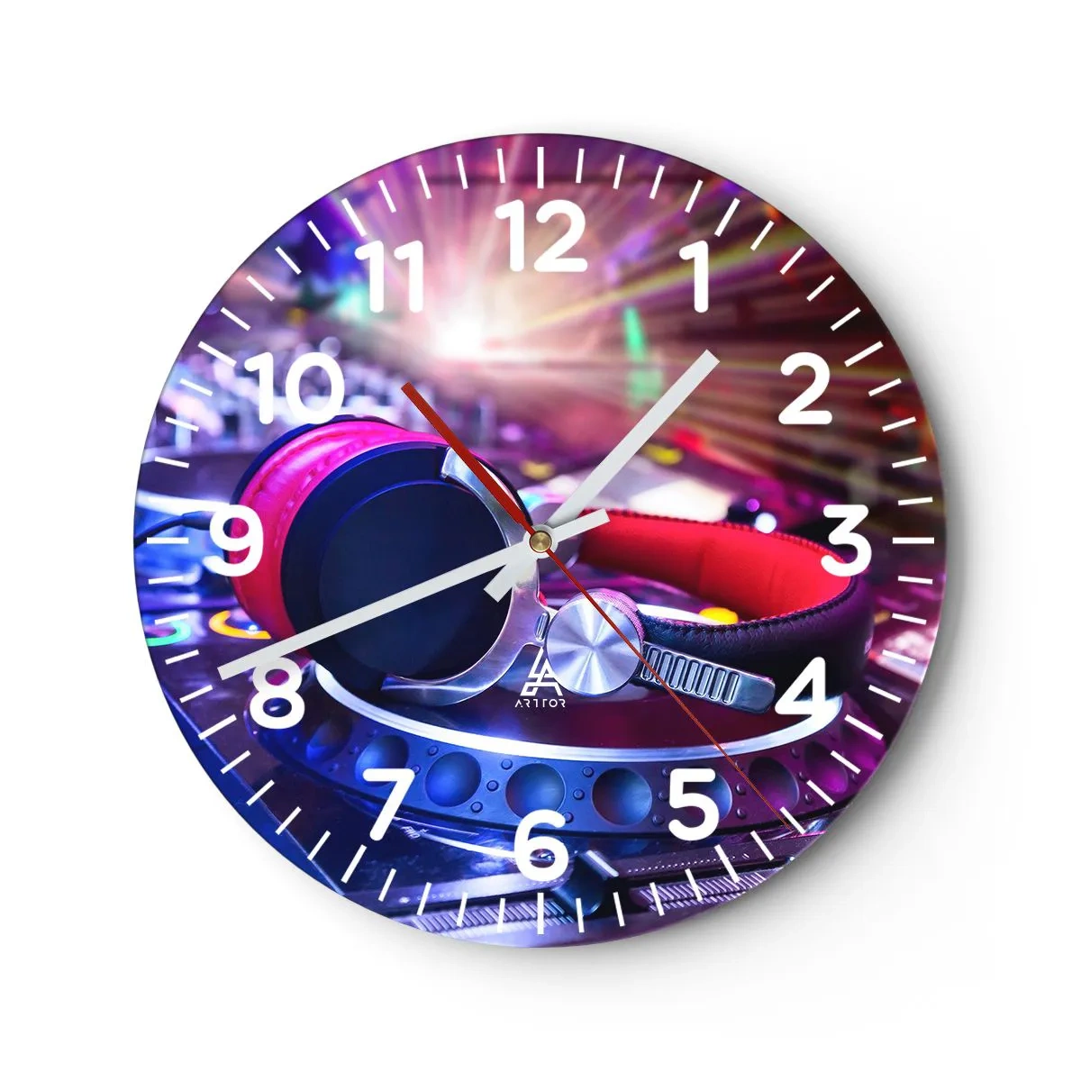 Horloge murale - Pendule murale - Il va s'en passer des choses - 40x40 cm