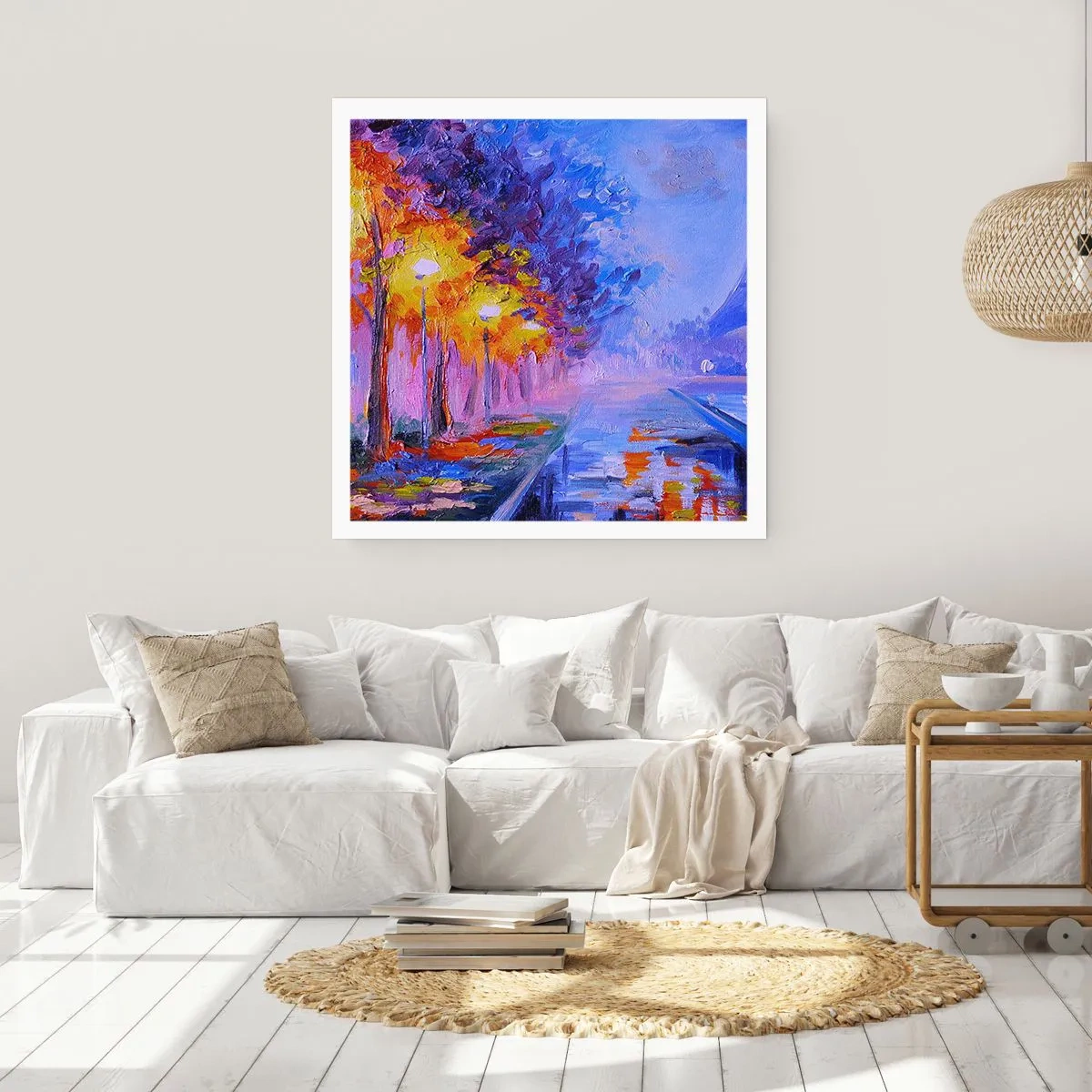 Affiche - Poster - Une ballade idéale - 60x60 cm