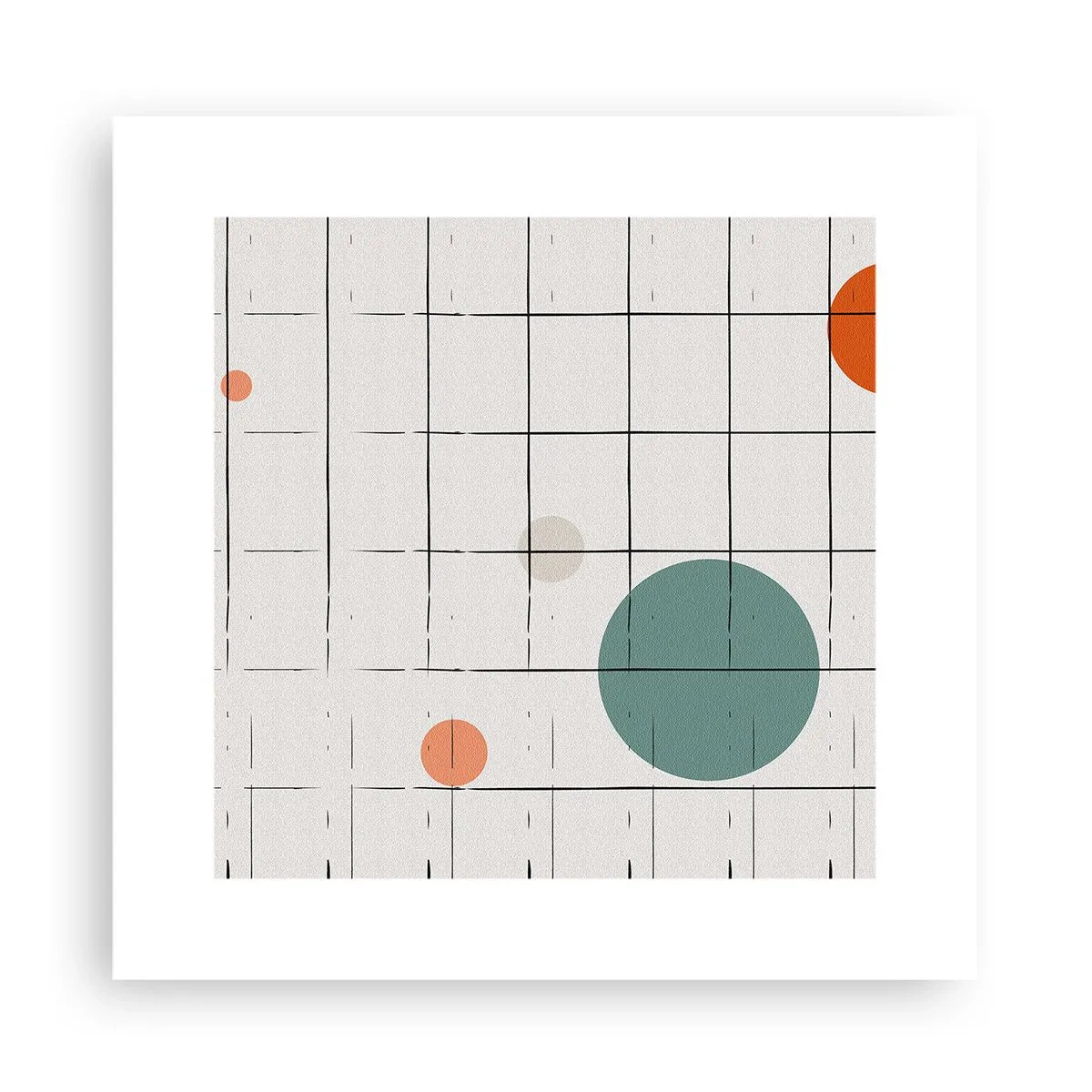 Affiche - Poster - Piégé. Nous ou eux ? - 30x30 cm