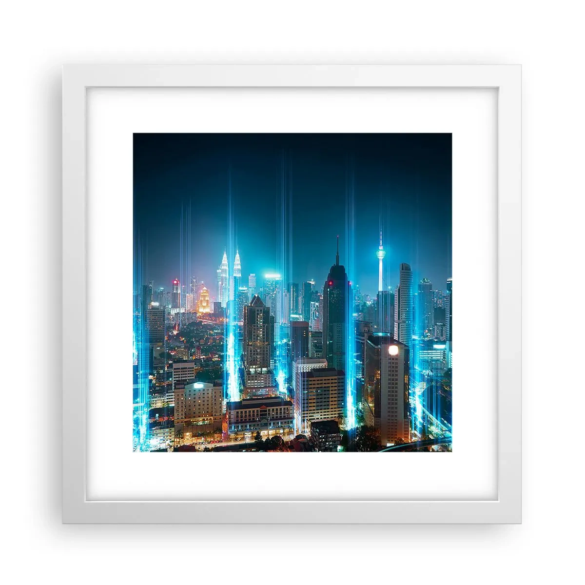 Affiche dans un cadre blanc - Poster - À Berlin au paradis - 30x30 cm